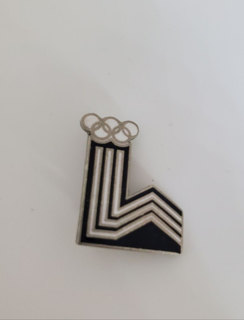 Black and Silver Enamel USA OLYMPICS Lapel Pin - Men's Or Woman's Accessory